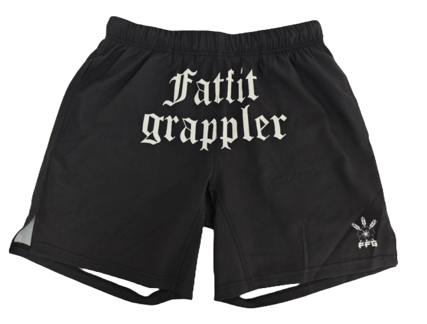 FatFitGrappler Old English Shorts
