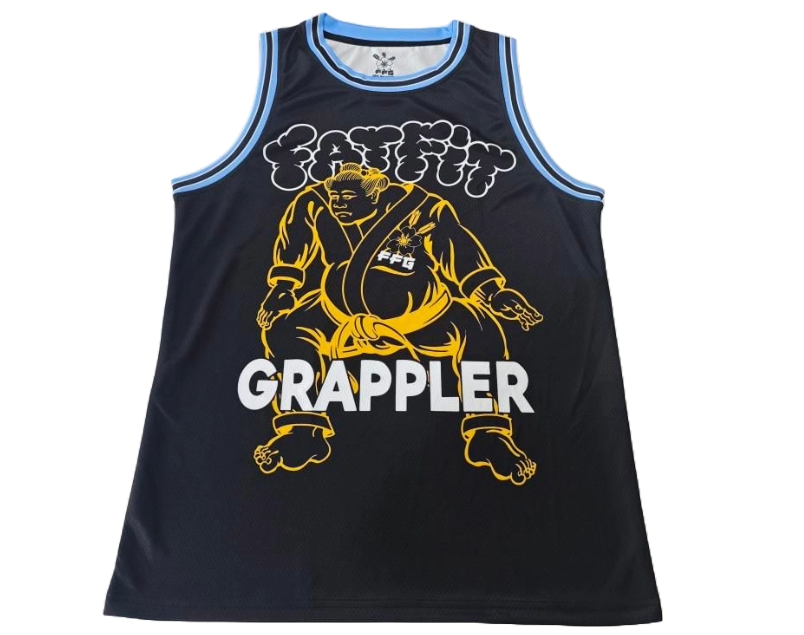 FatFitGrappler Basketball Jersey