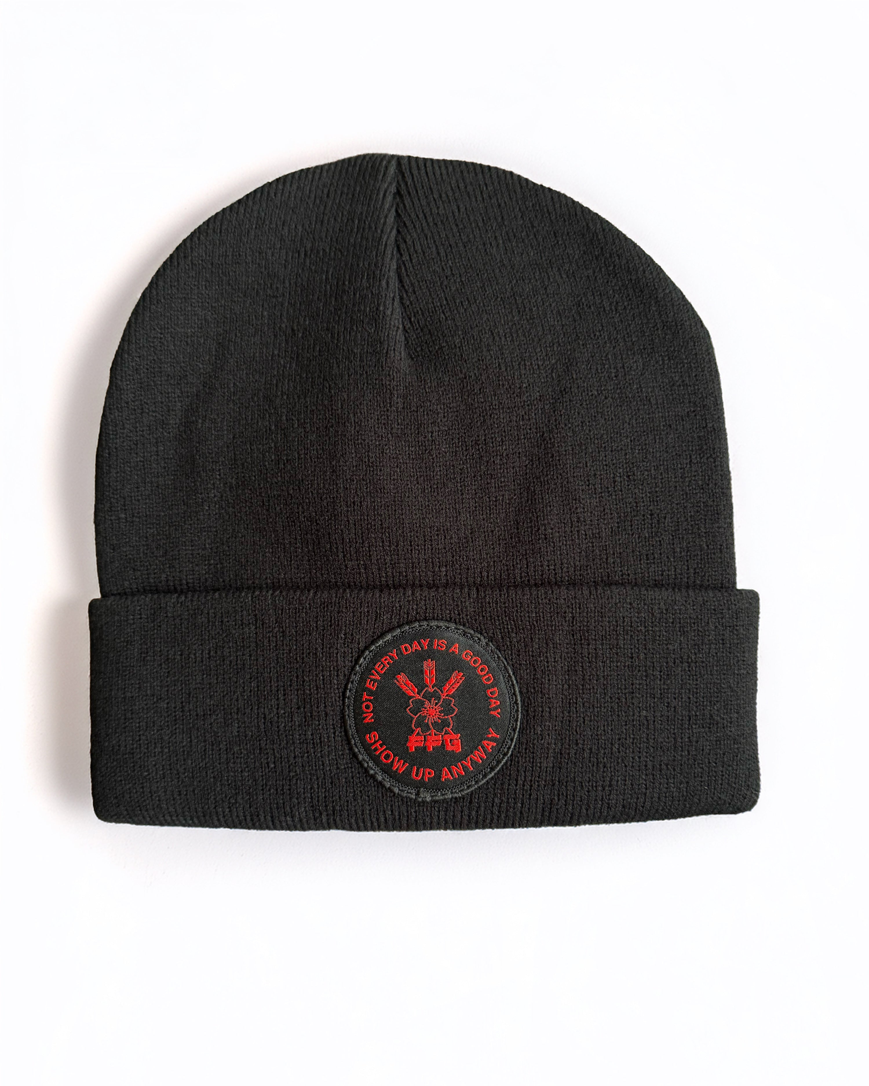 FatFitGrappler “Show Up Anyways” Beanie