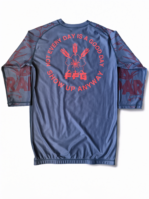 FatFitGrappler "One Day One Step" Long-sleeve Rashguard